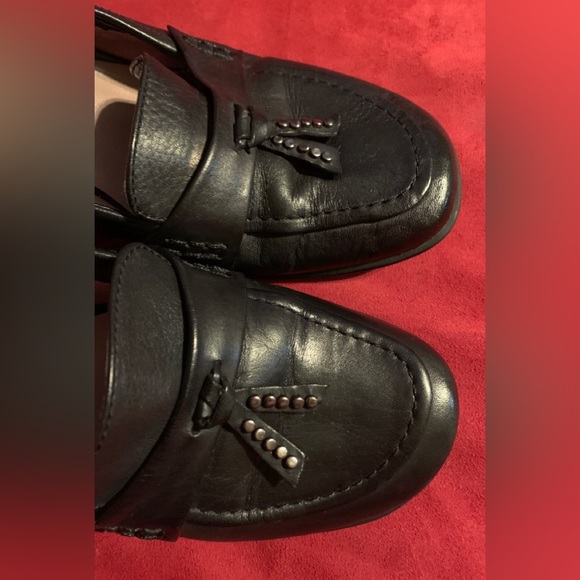 Maripe Leather 2”Heels with Tassels - Picture 2 of 6